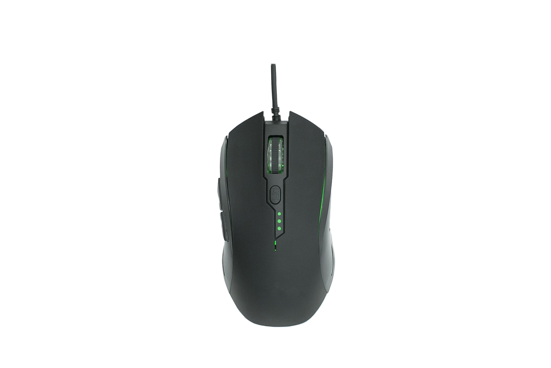 Iluminação de fundo RGB, ajuste DPI de 4 níveis, USB plug-and-play, mouse de jogos 6D ergonômico para profissionais e usuários em geral