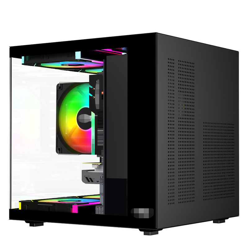 MATX/ITX PC Case Suporta Cartões Gráficos Até 320mm CPU Coolers Até 165mm 1 HDD 2 SSDs 3 X 12CM Fans For Money