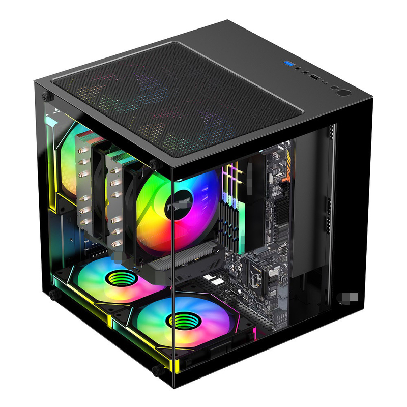 MATX/ITX PC Case Suporta Cartões Gráficos Até 320mm CPU Coolers Até 165mm 1 HDD 2 SSDs 3 X 12CM Fans For Money