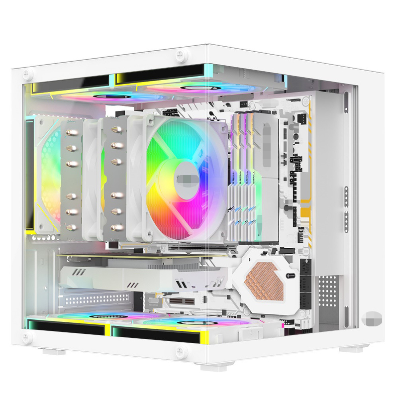 MATX/ITX PC Case Suporta Cartões Gráficos Até 320mm CPU Coolers Até 165mm 1 HDD 2 SSDs 3 X 12CM Fans For Money