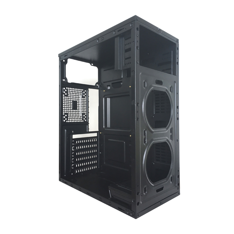 ETEK Micro ATX Chassis para escritório Dois estruturas de hardware curtas e longas disponíveis