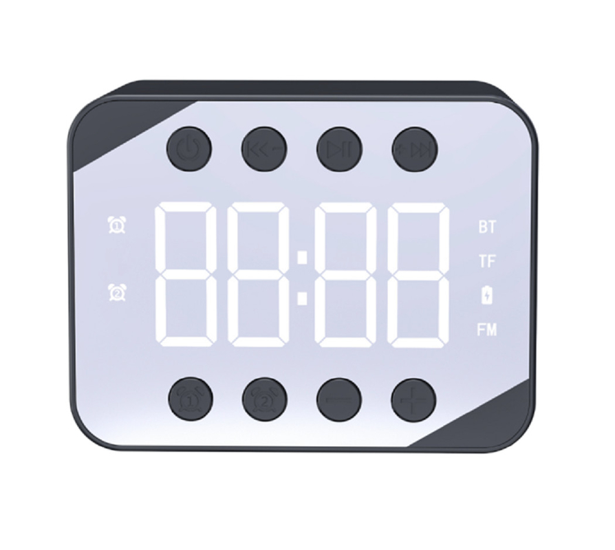 Bluetooth alto-falantes TF Card Playback And Clock Função Bateria de 800mAh com 3-4 horas de tempo de reprodução 3W Design de baixa potência