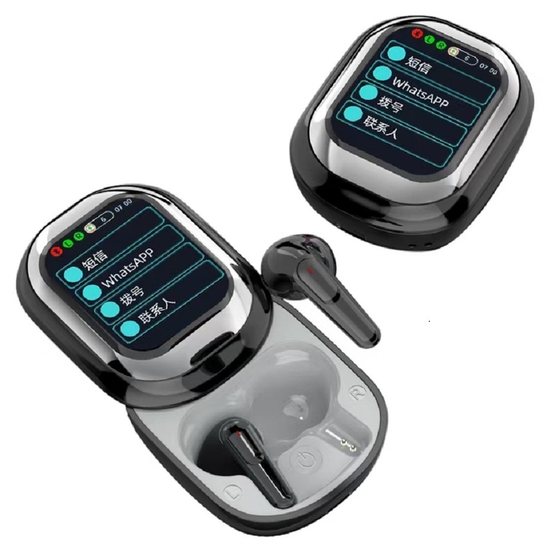 Bluetooth V5.4 Controle táctil 1 hora de carga Por 3,5 horas de tempo de conversa IP4 à prova d'água Suporta WhatsApp Facebook Notificações