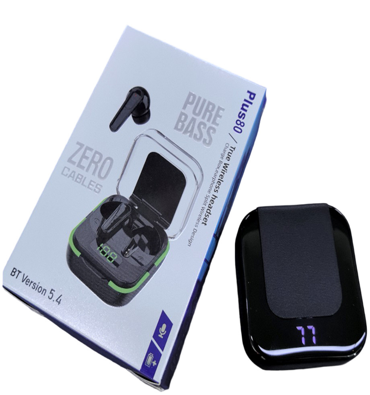 Equipado com antena Banzai e alto-falante F10 Este dispositivo possui bateria de fones de ouvido de 30mAh e caixa de carregamento de 200mAh