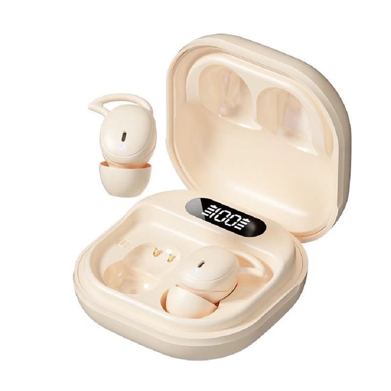 V5.4 Bluetooth Earphone Suporta A2DP AVRCP Protocolos HFP Tempo de conversa 3-5 Horas F6 Anel de cobre alto-falante em preto branco Tono da pele