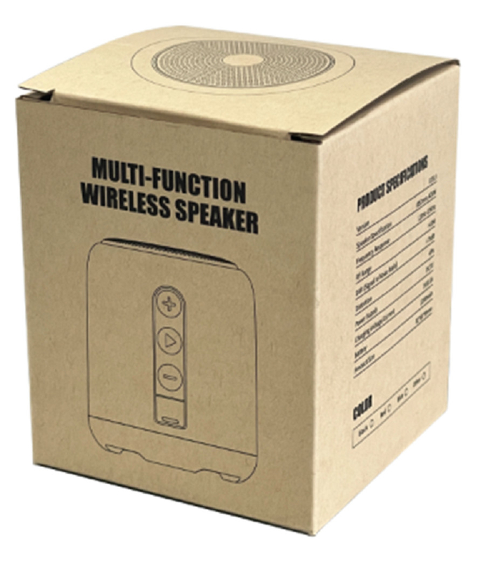 Bluetooth 5.0 TWS suporte de cartão TF, IPX4 resistência à água Ø52mm alto-falante com diafragma de baixo 5-22 horas duração da bateria