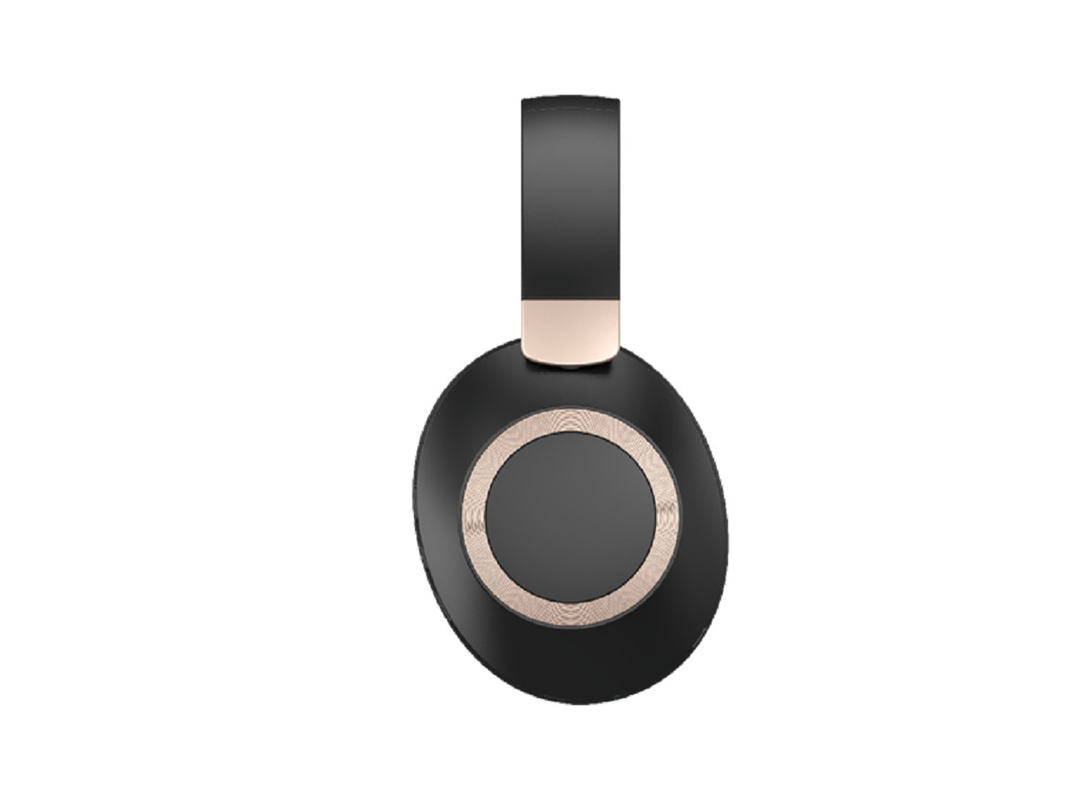 ANC Bluetooth 5.4 fones de ouvido Cancelação de ruído 23dB Bateria de 12 horas Design giratório com microfone Para viajantes Amantes da música