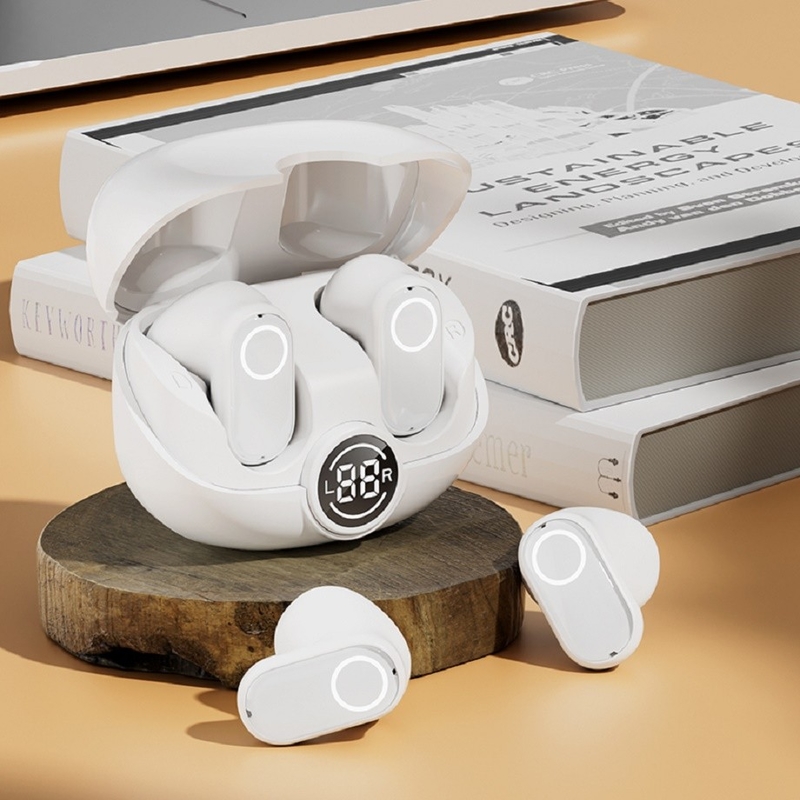 Fones de Ouvido Bluetooth Fones de Ouvido 5.4 4-5 Horas Por Carga 600mAh Caixa 4.8g 2.8×2.5×1.8cm Optimizado Micrófono Cores Dinâmicas