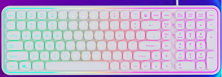 1800mAh Bateria teclados Mouse Combos 370g Suporta 2.4G Wireless e Bluetooth Dual-mode Iluminação colorida RGB Para jogadores Trabalhadores de escritório Estudantes