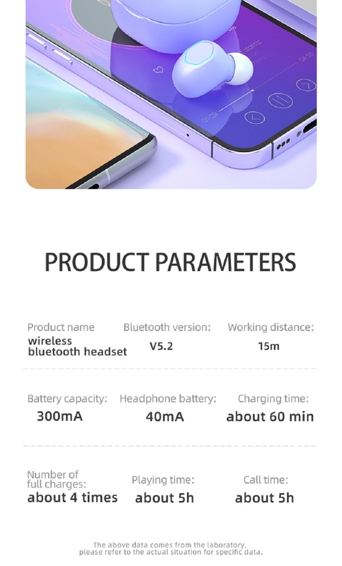 Bluetooth 5.2 TWS Fone de ouvido à prova d'água Cancelação automática de ruído Tipo-c Carregamento rápido 5 horas Duração da bateria F10 Driver dinâmico