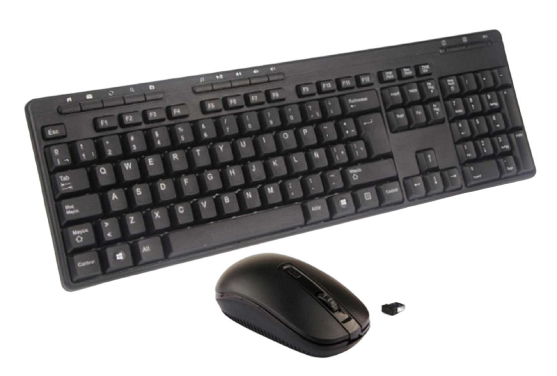 Teclado Mouse Combos 2.4G Conexão sem fio 5 milhões de chave Duração de vida Suporte multilíngue Várias cores Compatível com todos os sistemas