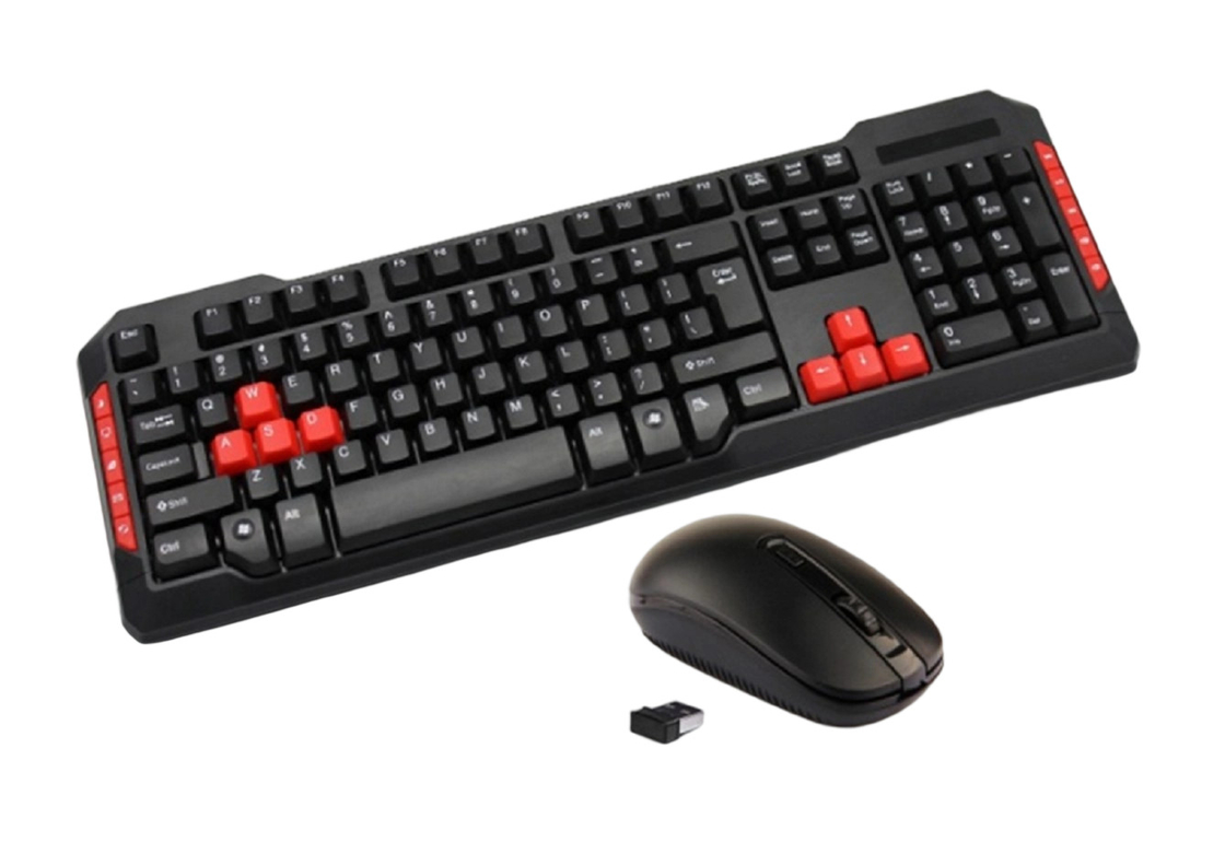 Teclado Mouse Combos 2.4G Conexão sem fio 5 milhões de chave Duração de vida Suporte multilíngue Várias cores Compatível com todos os sistemas