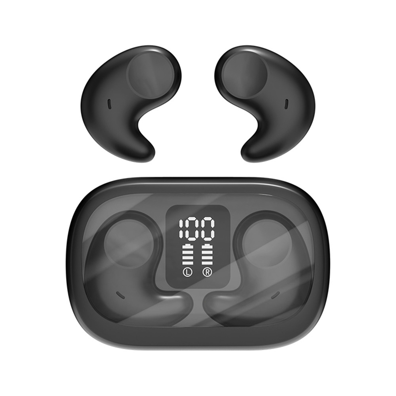 Orelha única 5.7×3.7×2.4cm, leve e fina Sem design de orelha para dormir lado confortável Funções de som envolvente HIFI