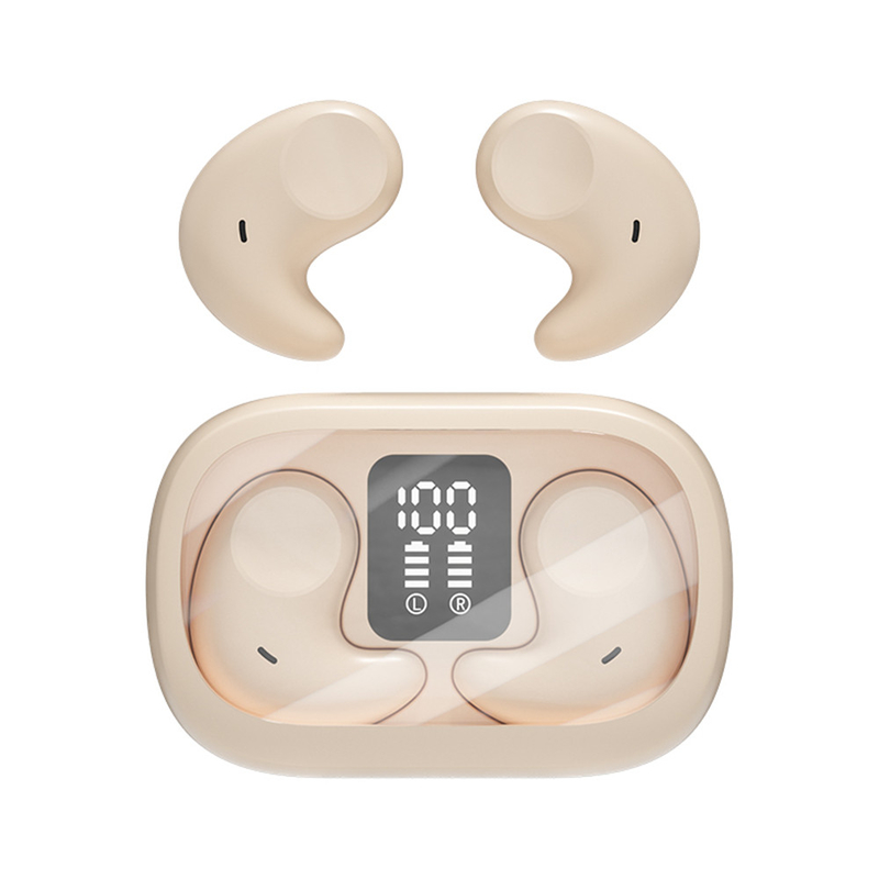 Orelha única 5.7×3.7×2.4cm, leve e fina Sem design de orelha para dormir lado confortável Funções de som envolvente HIFI
