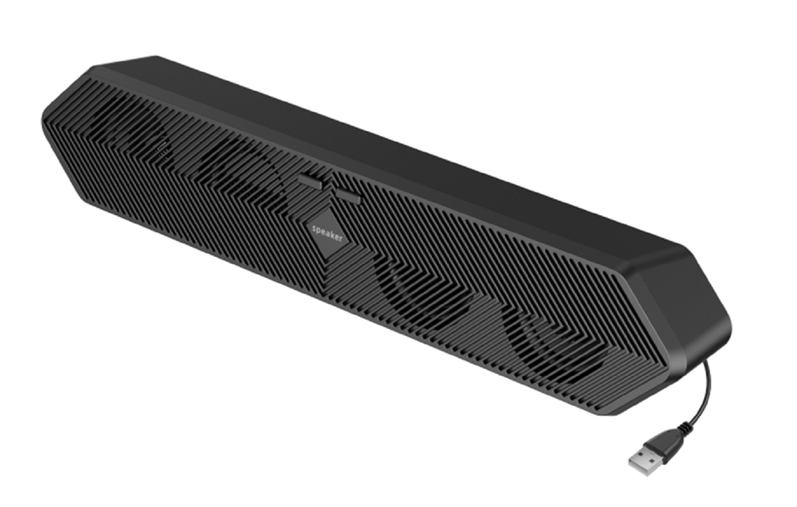 Design minimalista de alto-falante de mesa com conectividade BT e USB, drivers de 2 polegadas de gama completa 6W saída 800mV sensibilidade entrada