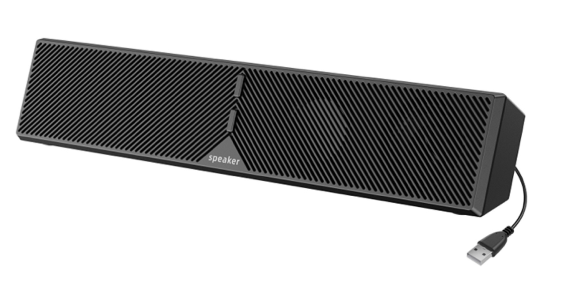 Design minimalista de alto-falante de mesa com conectividade BT e USB, drivers de 2 polegadas de gama completa 6W saída 800mV sensibilidade entrada
