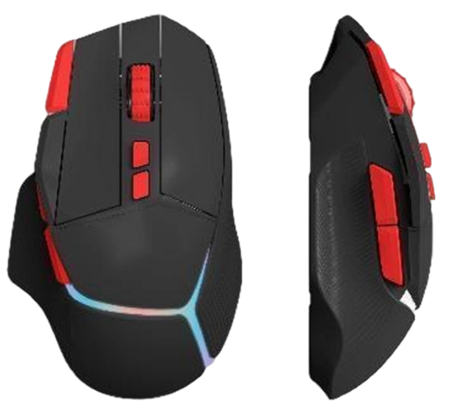 8000 DPI 58g Ultra-leve 9D Ergonomic Gaming Mouse Oil-Sprayed Laser-Gravurado Logotipo resistente ao suor e antiderrapante
