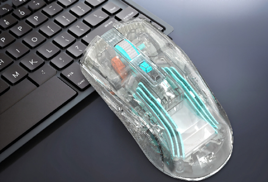 Mouse de jogos ergonômico de 7 chaves 1200-3200DPI Rainbow Backlight para estudantes de escritório e entretenimento