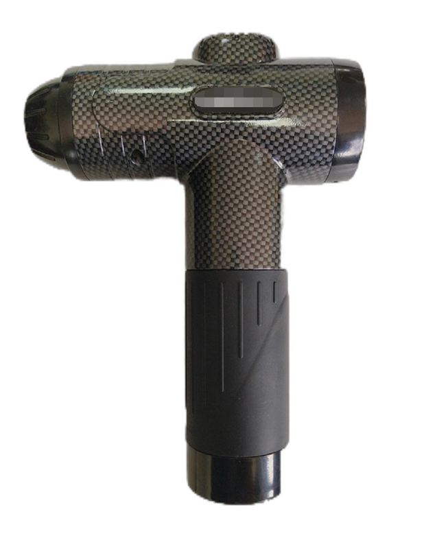 Pistola de massagem portátil de 60W com design ergonômico e 10 cabeças de massagem