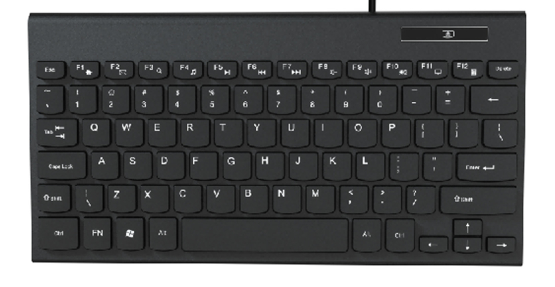 79 teclas teclado à prova d'água ultra fino em 14,87 mm com teclas de filme de carbono e personalização de logotipo de material HIPS