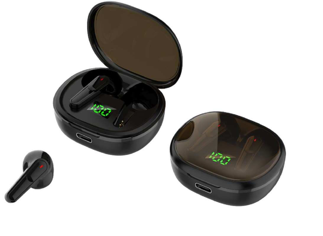 ETEK TWS Fones de Ouvido 30g Peso Total 30mAh Fones de Ouvido 200mAh Caixa de Carregamento Tipo-C Carregamento Rápido Embalagem comercial