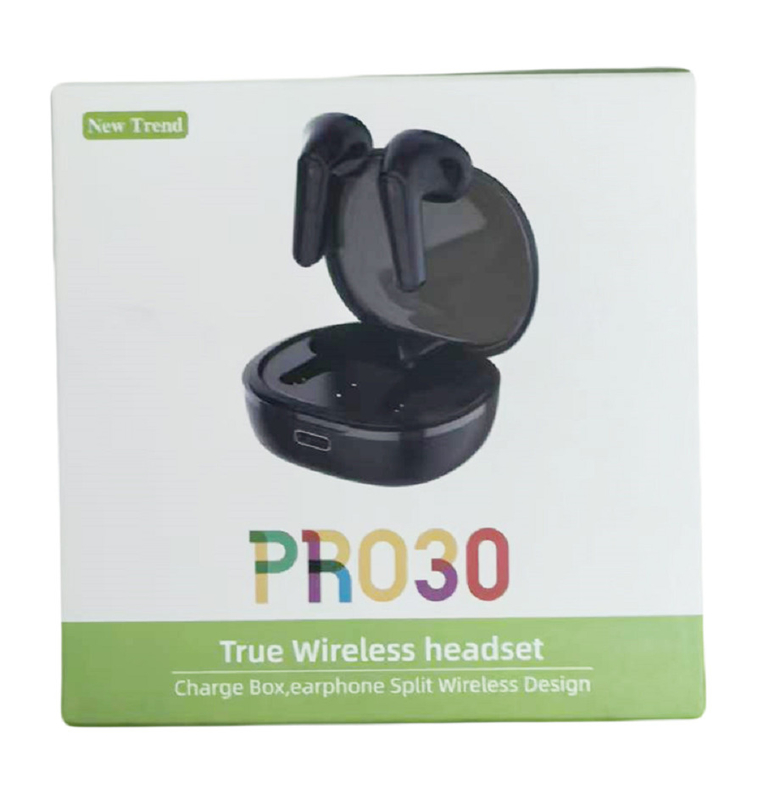 ETEK TWS Fones de Ouvido 30g Peso Total 30mAh Fones de Ouvido 200mAh Caixa de Carregamento Tipo-C Carregamento Rápido Embalagem comercial