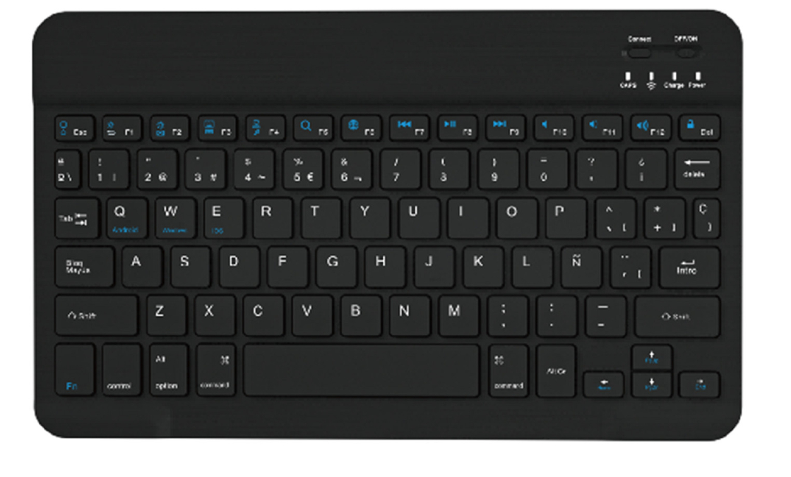 9.7 polegadas teclado Bluetooth Opções de cores múltiplas 6.4mm espessura 183g Design leve Bluetooth 3.0 Conexão de modo duplo