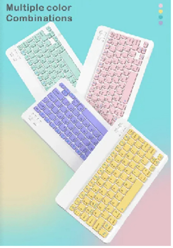 9.7 polegadas teclado Bluetooth Opções de cores múltiplas 6.4mm espessura 183g Design leve Bluetooth 3.0 Conexão de modo duplo