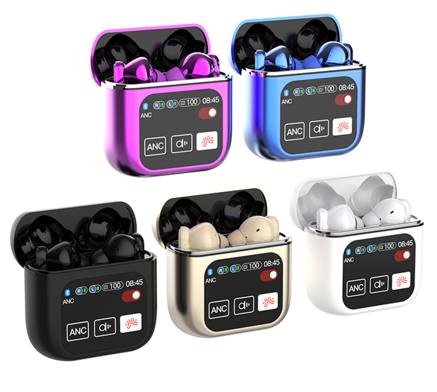 Auriculares ETEK TWS com caixa de carregamento de 400 mAh F10 driver e Bluetooth de baixa latência para jogos e música imersivos