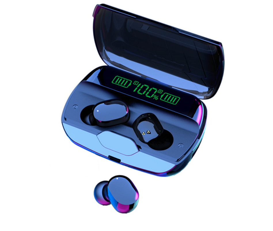 Baixa Latência 4 Horas Bluetooth Fone de Ouvido Com 600mAh Caso de Carregamento F8 Anel de cobre alto-falante Para jogadores Estudantes Commuters