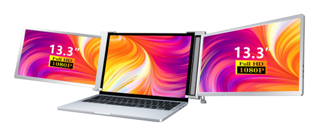 2 Ecrãs IPS de 13,3 polegadas para laptops PCs telefones celulares e consoles de jogos Suporte HDR 12 configurações de idiomas