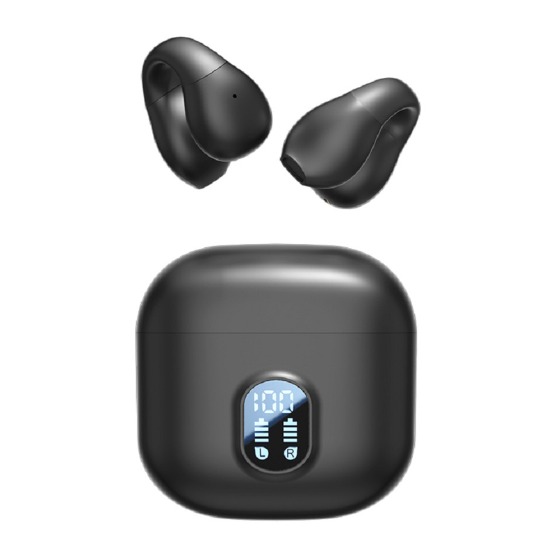 Bluetooth 5.4 TWS Earbuds com AAC SBC Codec, 6H Playtime & 200mAh Case de Carregamento para viagens, esportes e negócios