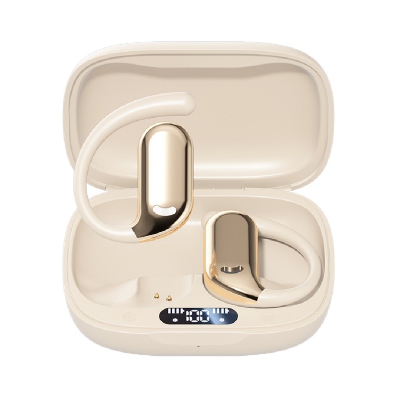 Bluetooth 5.4 TWS Earbuds F14 alto-falante de anel de cobre, AAC / SBC, 6H Playtime & 200mAh Casca de carregamento