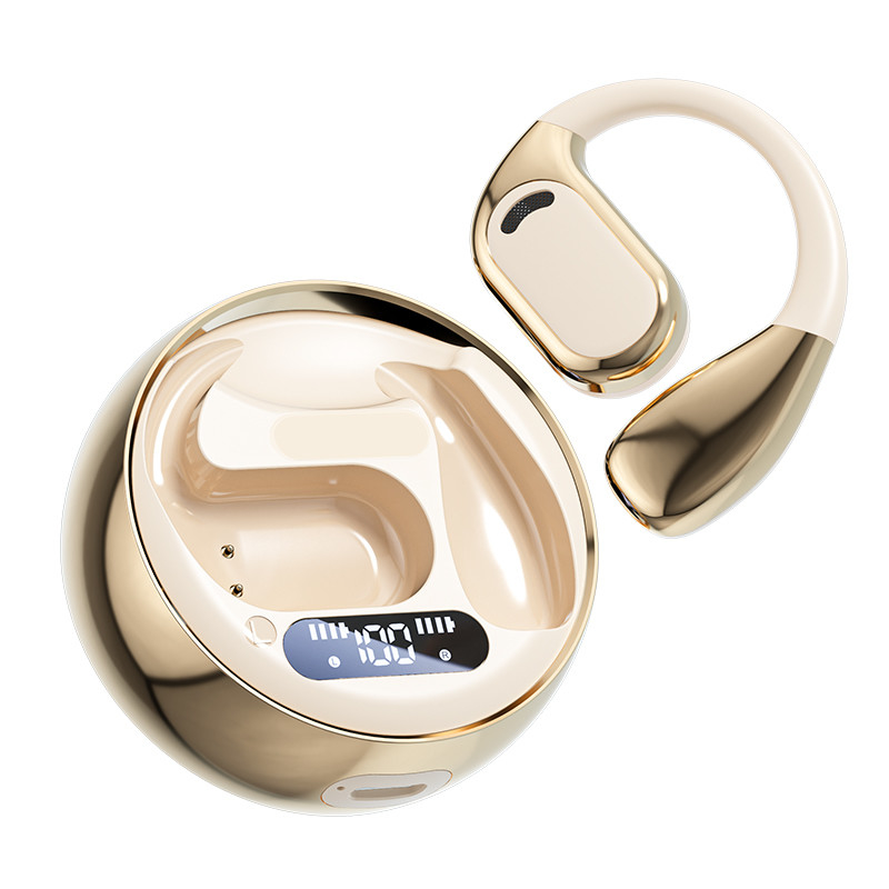 Bluetooth 5.4 TWS Earbuds com alto-falantes de diafragma de titânio 6H Playtime & 300mAh Case de carregamento