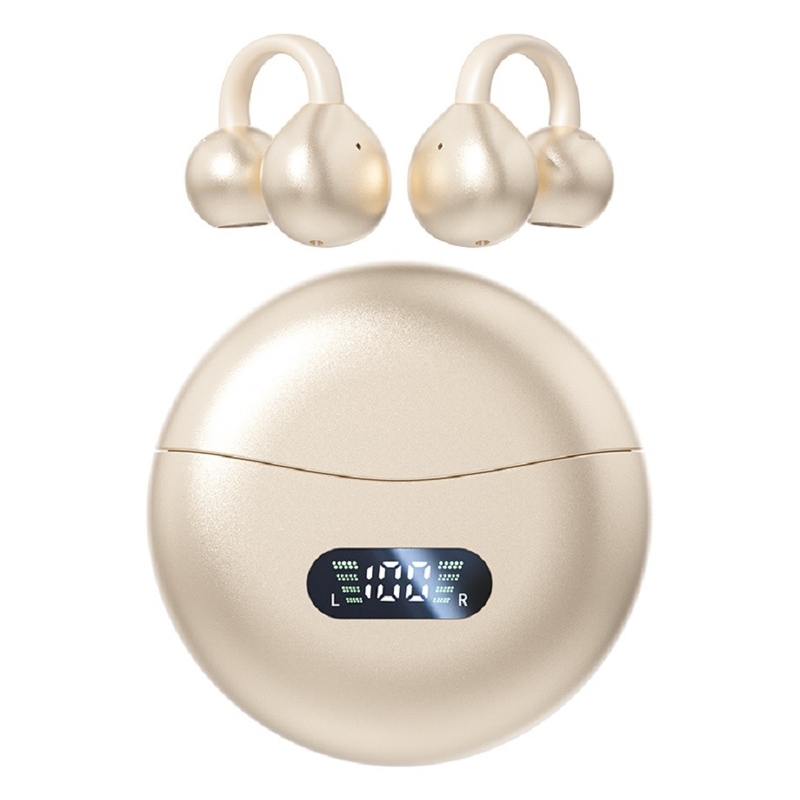 Bluetooth 5.4 TWS fones de ouvido com suporte de áudio AAC/SBC. F10 alto-falante, bateria de fones de ouvido de 30mAh, caixa de carregamento de 300mAh