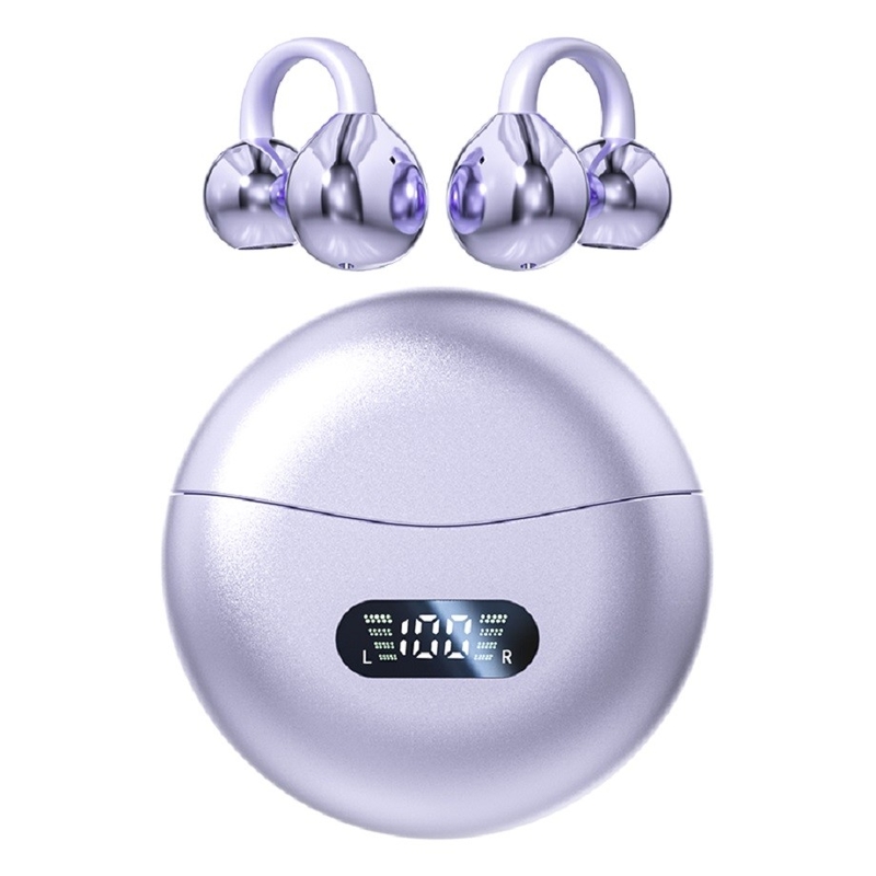 Bluetooth 5.4 TWS fones de ouvido com suporte de áudio AAC/SBC. F10 alto-falante, bateria de fones de ouvido de 30mAh, caixa de carregamento de 300mAh