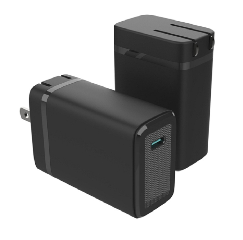 Carregador de telemóvel rápido Tecnologia GaN 45W PD Carregamento rápido 110-240V Porta USB-C de alta tensão