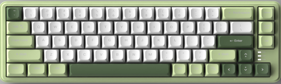 teclado de membrana de 67 teclas com fio resistente à água resistente à queda Design ultra fino Luz colorida ABS com placa de ferro incorporada
