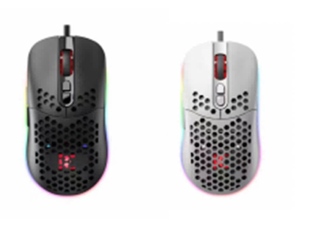 Mouse com fio oferece vida útil de botão de 5 milhões de cliques ajustável 3200 DPI Design de 6 botões recarregável