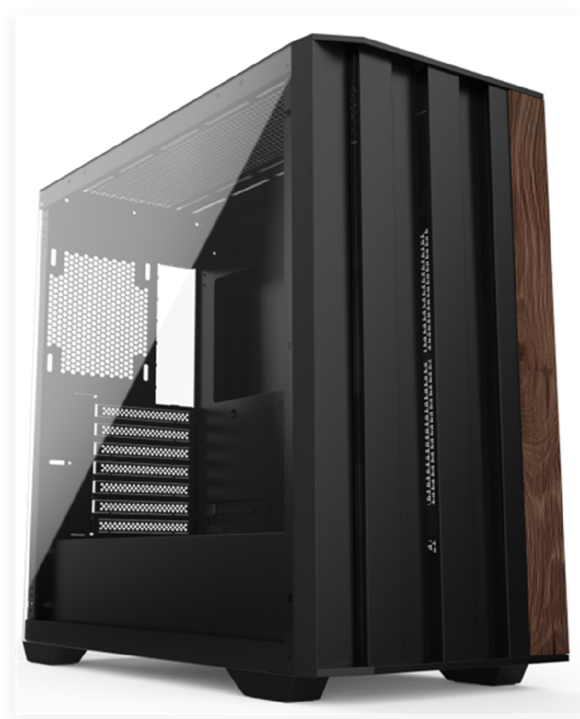 Gabinete para jogos SPCC+ABS+Estrutura de madeira Frontal Dual USB 1.0+USB 3.0+Type-C Tripla refrigeração a água