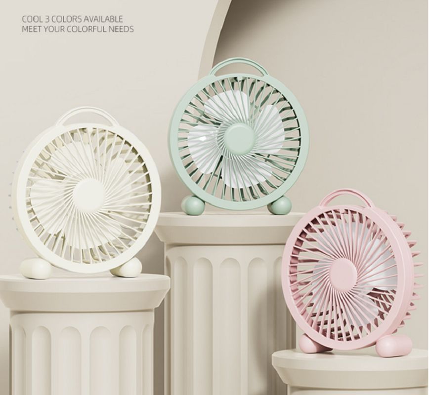 Ventilador portátil USB de ligação directa não requer cabo de carregamento 5V Voltagem e 3W de energia 111G Ultra-Light