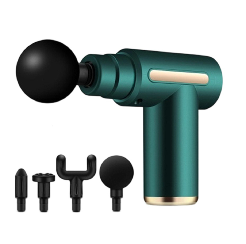 Massageador Muscular Portátil de 6 Modos com 800mAh 30W Alívio Profundo 4 Cabeças de Massagem Para Costas / Pernas Vermelho Verde Preto Cinza