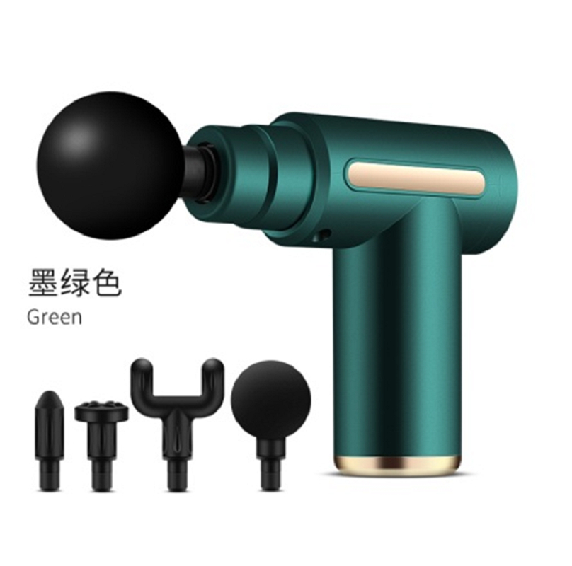 Massageador Muscular Portátil de 6 Modos com 800mAh 30W Alívio Profundo 4 Cabeças de Massagem Para Costas / Pernas Vermelho Verde Preto Cinza