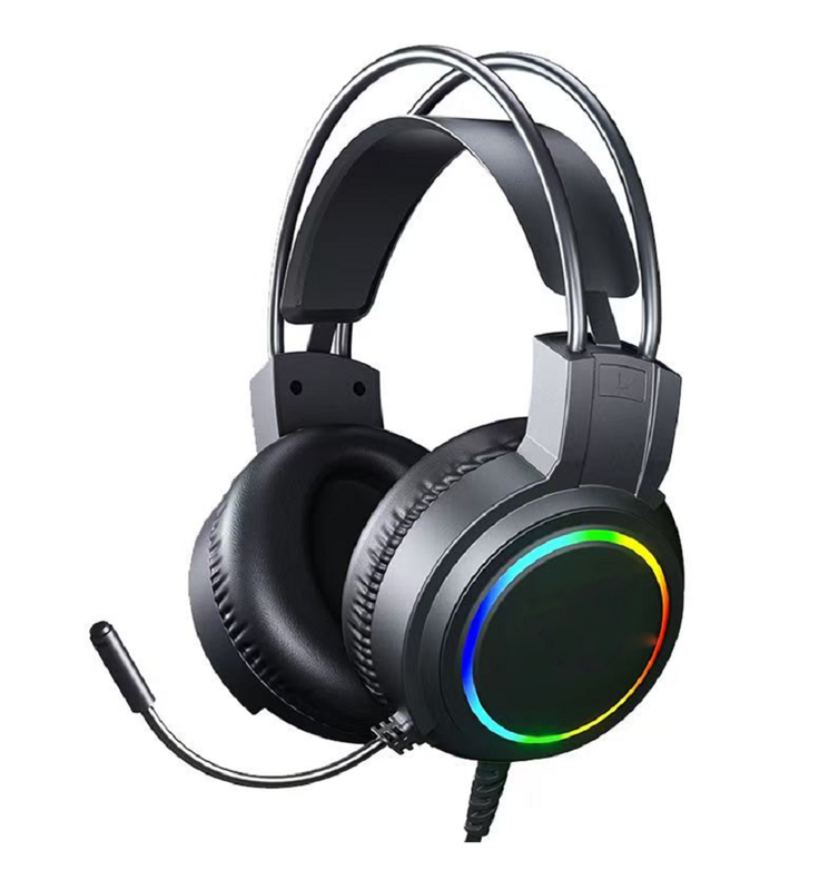 ETEK Gaming fones de ouvido com fio 50mm Driver 20Hz-20kHz Resposta Omnidirecional Mic 2.0M Cable