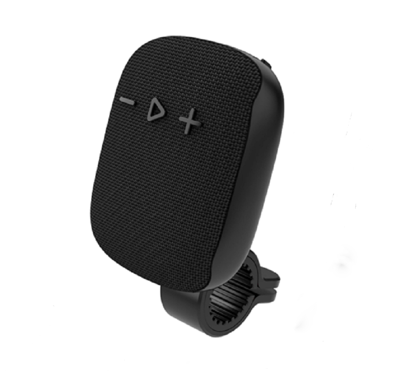 Alto-falante Bluetooth 5.3, Driver de 5W 45MM, Bateria de 400mAh, Material ABS+Tecido+silicone, Reprodução TF/FM/USB e chamadas (preto, vermelho, azul)