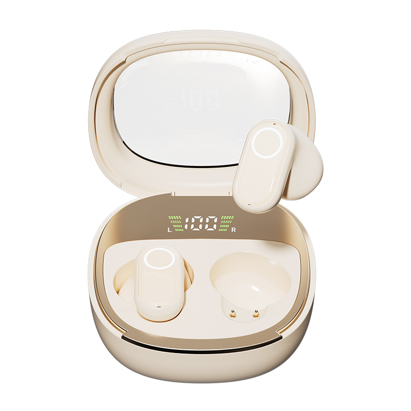 ETEK Bluetooth 5.4 TWS fone de ouvido com F13 Copper Ring, célula de fone de ouvido de 25mAh + caixa de 200mAh (tabela protetora), 3 opções de cores.