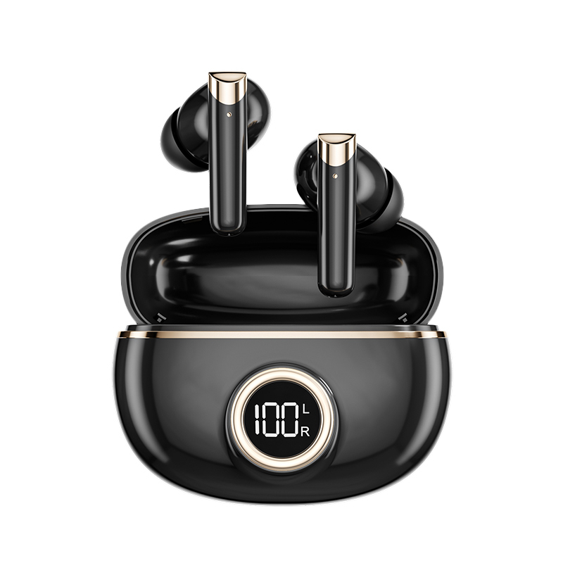 Fone de ouvido TWS ETEK Plated Bluetooth 5.4 com F10, fone de ouvido de 25mAh + estojo de 230mAh (placa de proteção), tempo de chamada de 2-3h.
