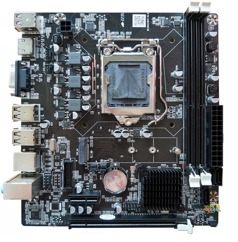Placa-mãe ETEK Oferecendo SDRAM DDR3 de canal duplo 1066/1333 de até 8GB Inclui Slots PCIe M.2 Armazenamento Múltiplas Portas SATA+USB