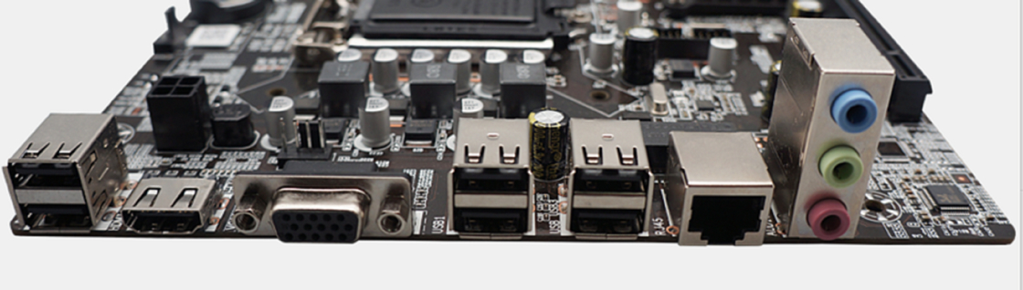 Placa-mãe ETEK Oferecendo SDRAM DDR3 de canal duplo 1066/1333 de até 8GB Inclui Slots PCIe M.2 Armazenamento Múltiplas Portas SATA+USB