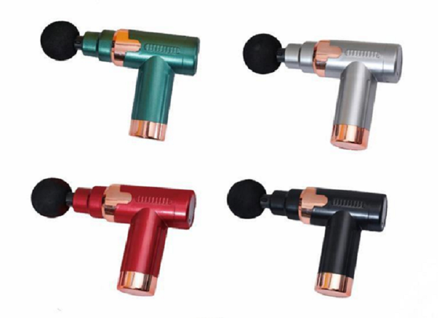 Pistolas de massagem ETEK Figura ABS + componentes eletrônicos Construção com controle de botão 7.4V Bateria recarregável 25W Potência nominal